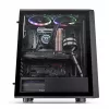 PC korpusas Thermaltake Versa J25 TG RGB Midi Tower juodas