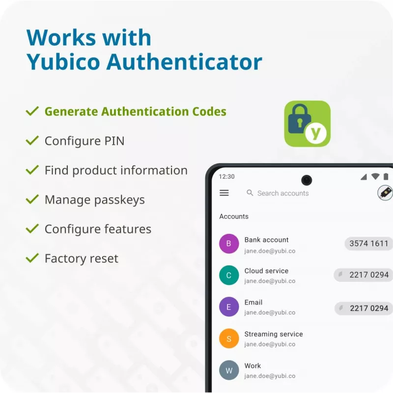 YUBICO YubiKey 5C NFC