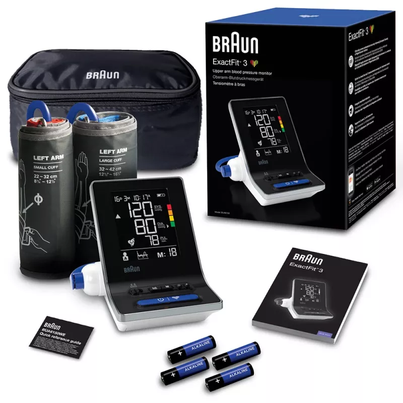 Braun ExactFit 3 viršutinei rankos daliai Automatinis 2 naudotojams