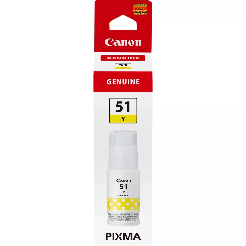 Canon GI-51Y, rašalo buteliukas, geltonas