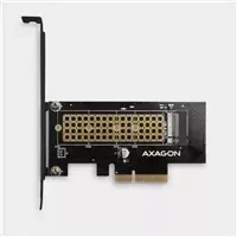 AXAGON ECO PCEM2-N PCIe NVMe M.2 adapteris, vidinis adapteris PCI-Express x4, skirtas prijungti NVMe M.2 SSD kietąjį diską prie kompiuterio