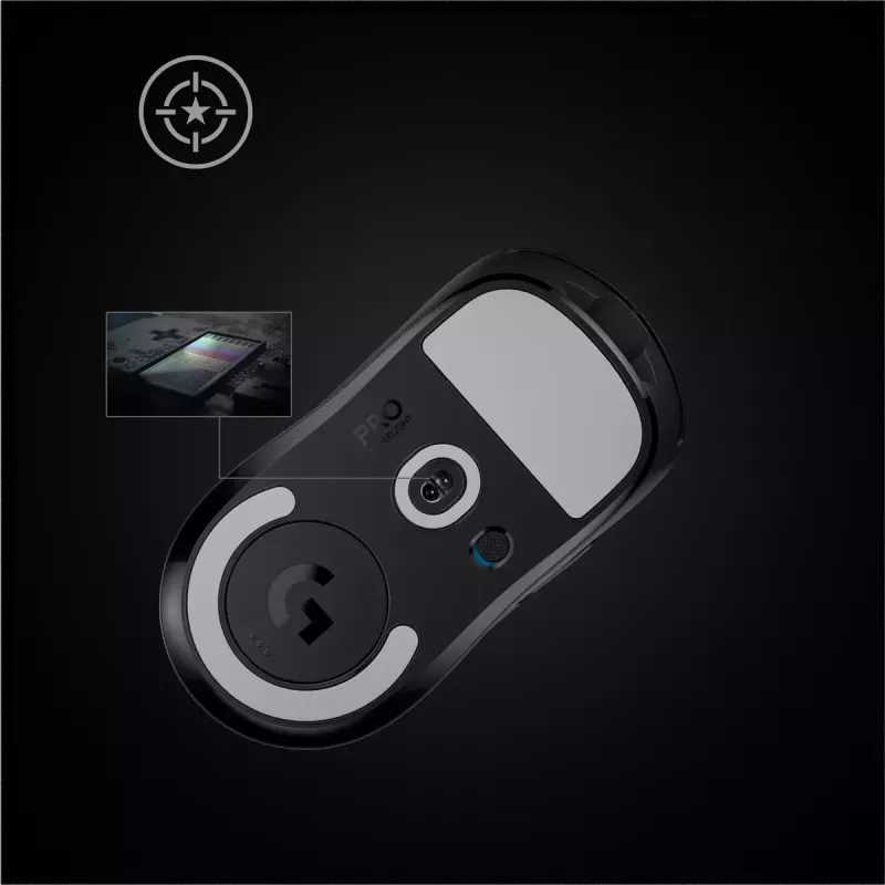 LOGITECH Gaming Mouse - Pro X Superlight Wireless - Juoda