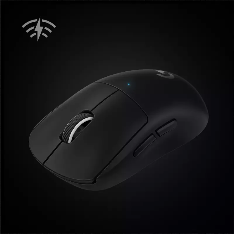 LOGITECH Gaming Mouse - Pro X Superlight Wireless - Juoda