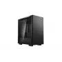PC korpusas DeepCool MACUBE 110 Midi Tower Juodas — microATX/Mini-ITX, grūdintas stiklas, palaiko GPU 320 mm, CPU aušintuvas 165 mm