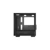 PC korpusas DeepCool MACUBE 110 Midi Tower Black — microATX/Mini-ITX, grūdintas stiklas, palaiko GPU 320 mm, CPU aušintuvą 165 mm