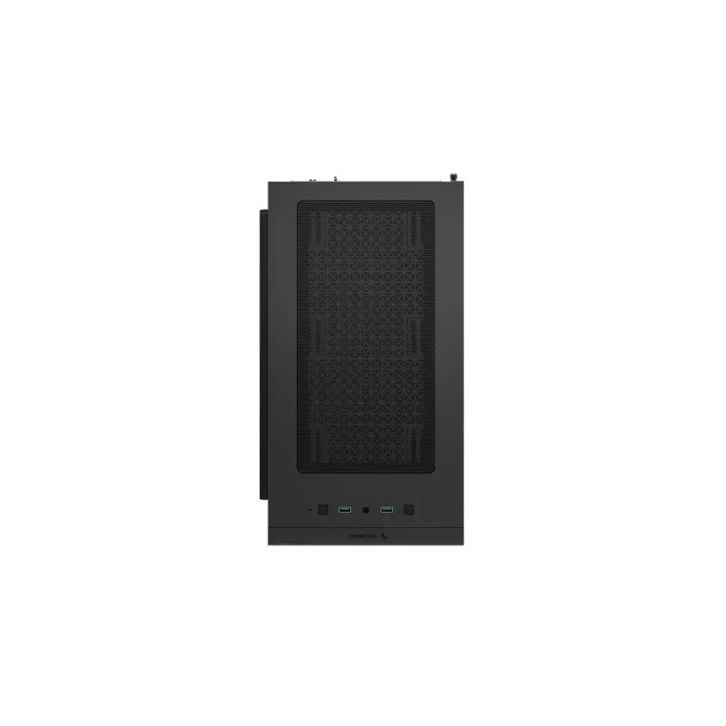 PC korpusas DeepCool MACUBE 110 Midi Tower Black — microATX/Mini-ITX, grūdintas stiklas, palaiko GPU 320 mm, CPU aušintuvą 165 mm