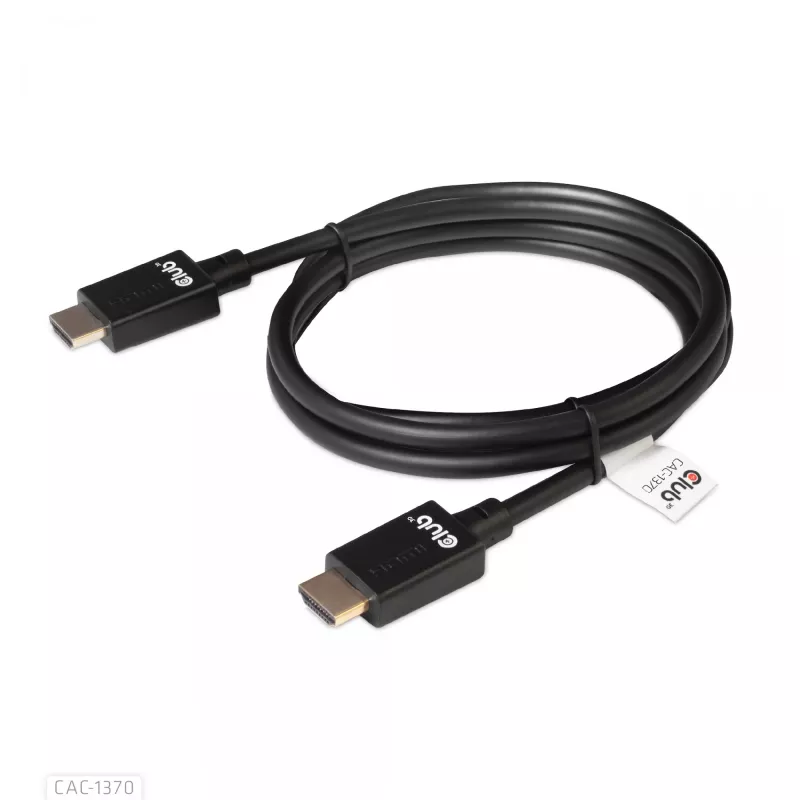 CLUB3D Ultra High Speed HDMI 4K120Hz, 8K60Hz sertifikuotas kabelis 48Gbps M/M 1,5 m/4,92 ft