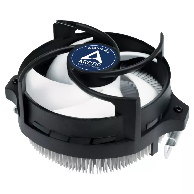 ARCTIC Alpine 23 - Compact AMD CPU-Cooler Processor Air cooler 9 cm Aluminium, Juoda 1 vnt.