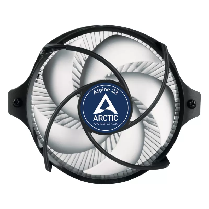 ARCTIC Alpine 23 - Compact AMD CPU-Cooler Processor Air cooler 9 cm Aluminium, Juoda 1 vnt.