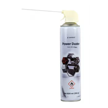 Suspausto oro dulkių valytuvas GEMBIRD CK-CAD-FL600-01 — 600 ml, 0,06 baro, degus aerozolis