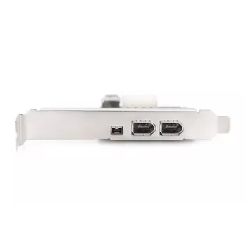 DIGITUS IEEE 1394a sąsajos plokštė, Pci-e, 3 priev., 1x ext. 1394mini, 2x ext. 1394a prievadai