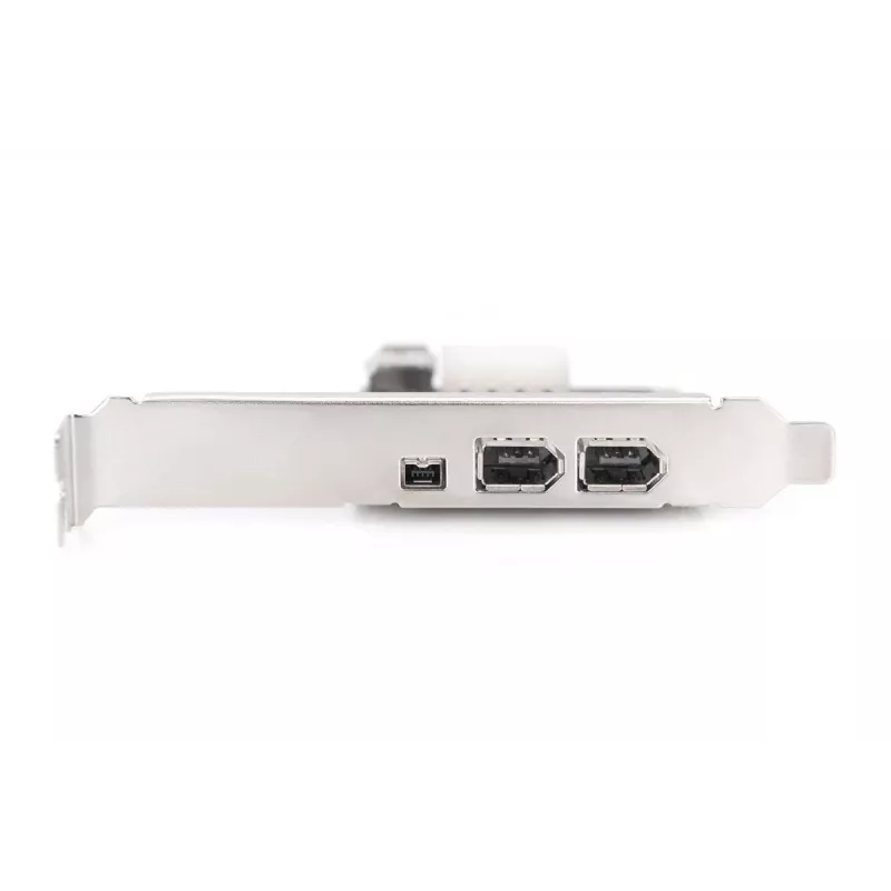 DIGITUS IEEE 1394a sąsajos plokštė, Pci-e, 3 priev., 1x ext. 1394mini, 2x ext. 1394a prievadai