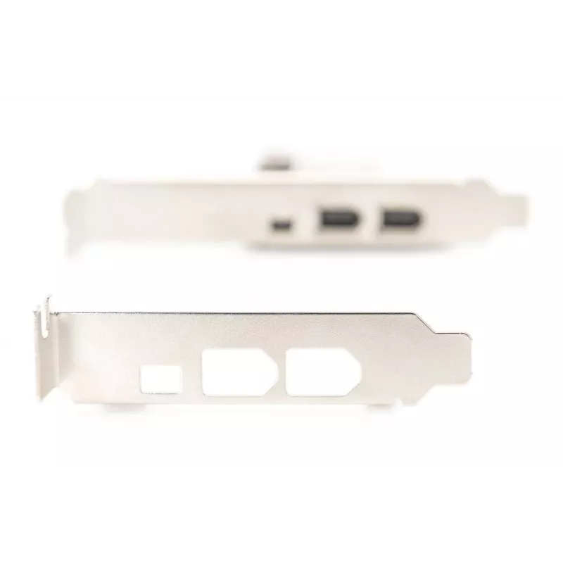 DIGITUS IEEE 1394a sąsajos plokštė, Pci-e, 3 priev., 1x ext. 1394mini, 2x ext. 1394a prievadai