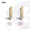 CLUB3D USB3.2 Gen1 Type-C į Dual Link DVI-D HDCP OFF versijos aktyvus adapteris M/F, skirtas Apple Cinema Displays