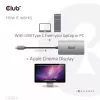 CLUB3D USB3.2 Gen1 Type-C į Dual Link DVI-D HDCP OFF versijos aktyvus adapteris M/F, skirtas Apple Cinema Displays