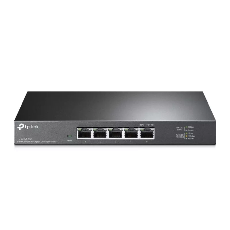 Nevaldomas jungiklis TP-Link TL-SG105-M2 5 prievadų 2,5G darbalaukio jungiklis