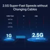 Nevaldomas jungiklis TP-Link TL-SG105-M2 5 prievadų 2,5G darbalaukio jungiklis