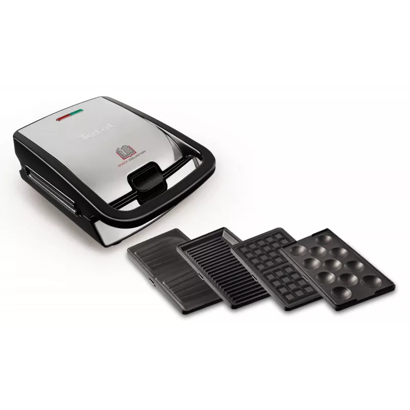 Tefal SW854D sumuštinių keptuvas 700 W Juoda, Nerūdijantis plienas
