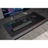 Žaidimų pelės kilimėlis CORSAIR MM700 RGB — 930×400 mm, 4 mm storio, guminis pagrindas, USB maitinamas LED apšvietimas, juodas
