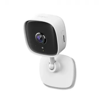 TP-Link Tapo namų apsaugos „Wi-Fi“ kamera, IP stebėjimo kamera, vidaus, belaidė, CE, IC, RCM, ant stalo/sienos, juoda, balta