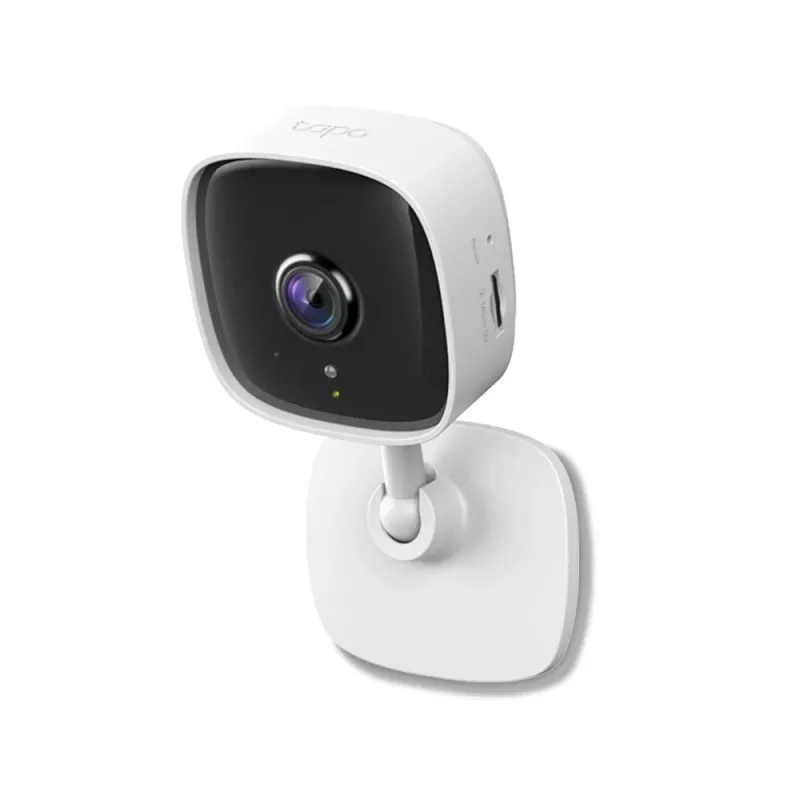 TP-Link Tapo namų apsaugos „Wi-Fi“ kamera, IP stebėjimo kamera, vidaus, belaidė, CE, IC, RCM, ant stalo/sienos, juoda, balta