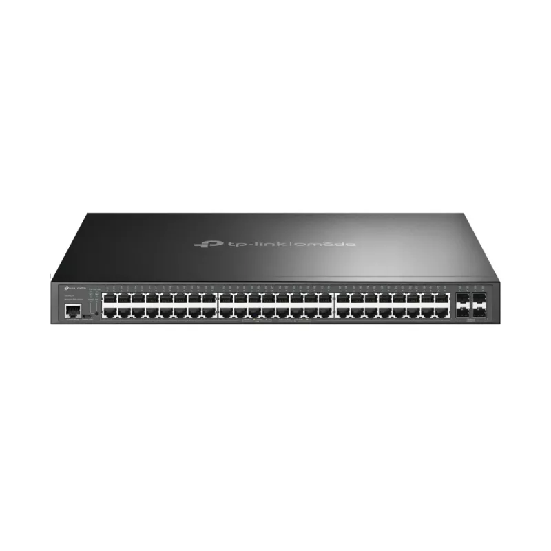 TP-Link Omada 52 prievadų Gigabit L2+ valdomas komutatorius su 48 prievadų PoE+