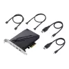 ASUS ThunderboltEX 4 sąsajos kortelės / adapteris Vidinis Mini DisplayPort, PCIe, Thunderbolt, USB 2.0, USB 3.2 Gen 2 (3.1 Gen 2)
