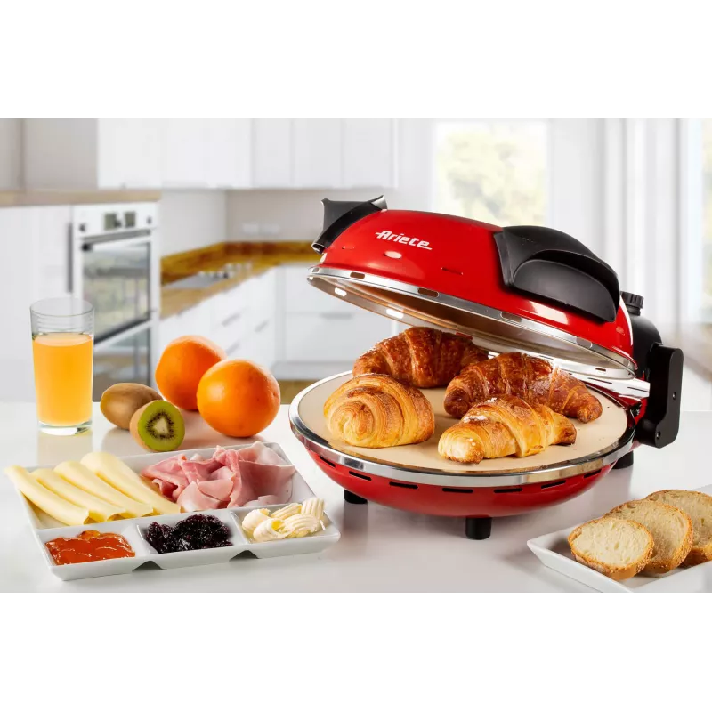 Picos krosnelė Ariete 0909/10 1200 W juoda raudona 1 pica 33 cm