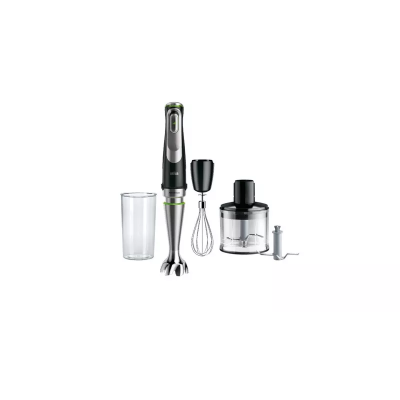 “Braun MultiQuick 9 MQ 9135XI” 0,6 L panardinamasis trintuvas 1200 W juoda, nerūdijantis plienas