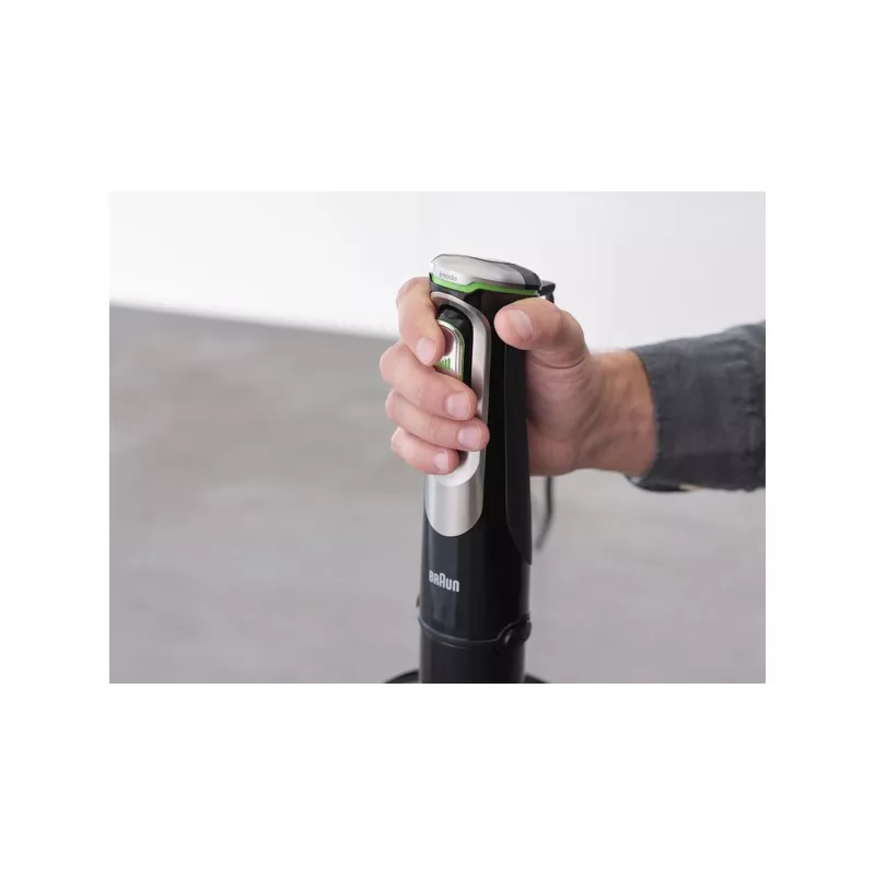 “Braun MultiQuick 9 MQ 9135XI” 0,6 L panardinamasis trintuvas 1200 W juoda, nerūdijantis plienas