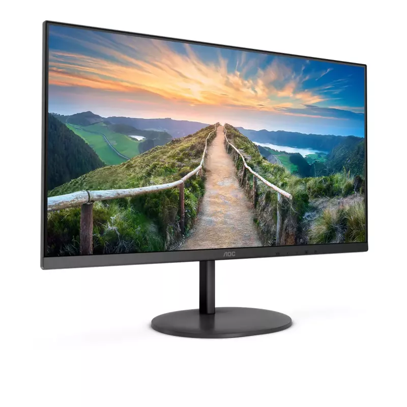 AOC V4 Q24V4EA kompiuterio monitorius 60,5 cm (23,8 colio) 2560 x 1440 pikselių 2K Ultra HD LED juodas