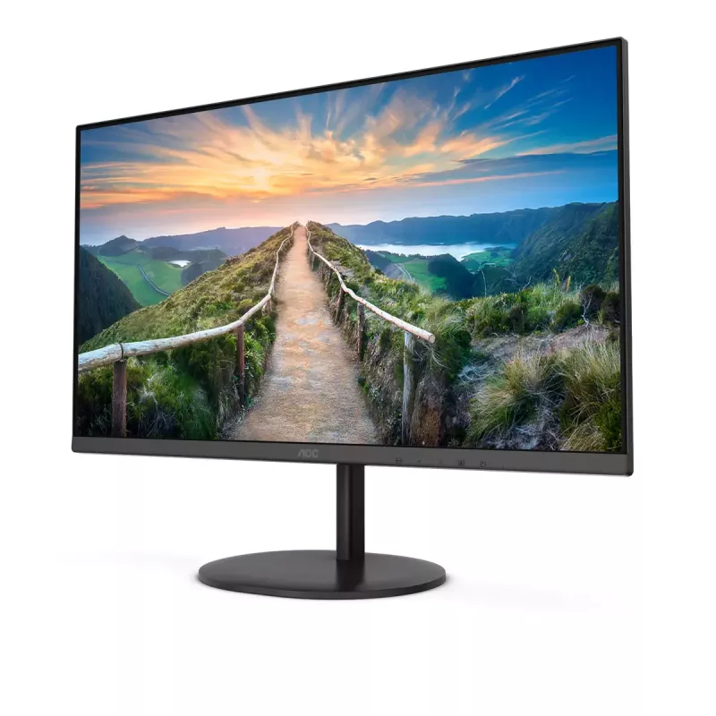 AOC V4 Q24V4EA kompiuterio monitorius 60,5 cm (23,8 colio) 2560 x 1440 pikselių 2K Ultra HD LED juodas