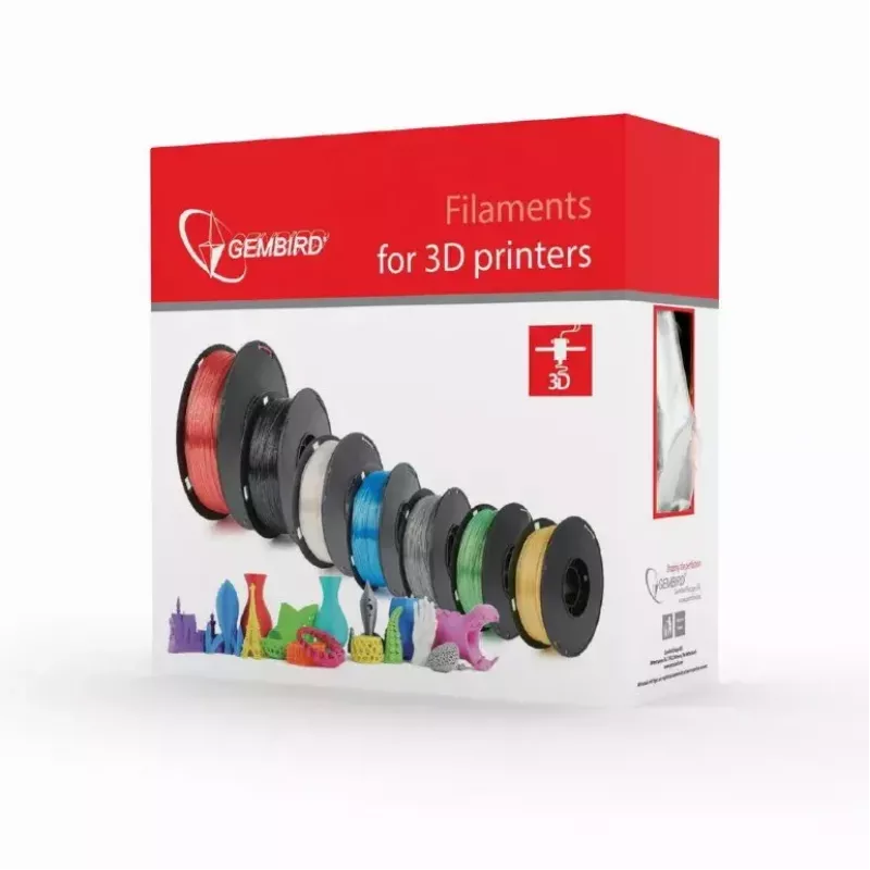 GEMBIRD PLA-PLUS filamentas, oranžinis, 1,75 mm, 1 kg