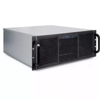 Serverio korpusas Inter-Tech 4U 40248 Rack Juodas, Pilkas