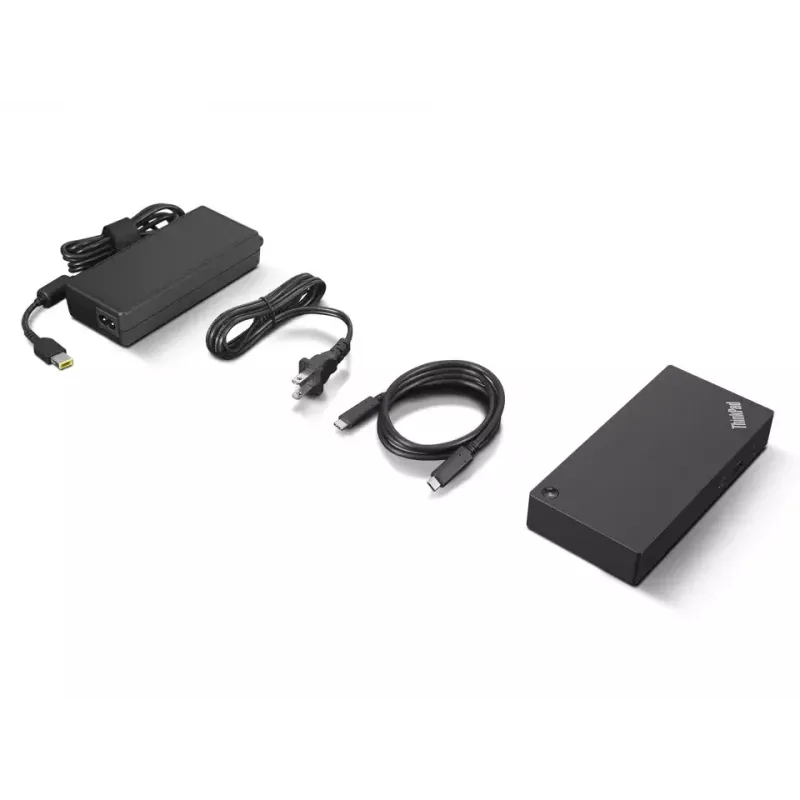 Lenovo ThinkPad Universal USB-C Dock, laidinis, USB 3.2 Gen 1 (3.1 Gen 1) Type-C, juoda