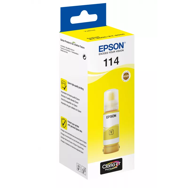 Epson 114 70ml geltona kasetė