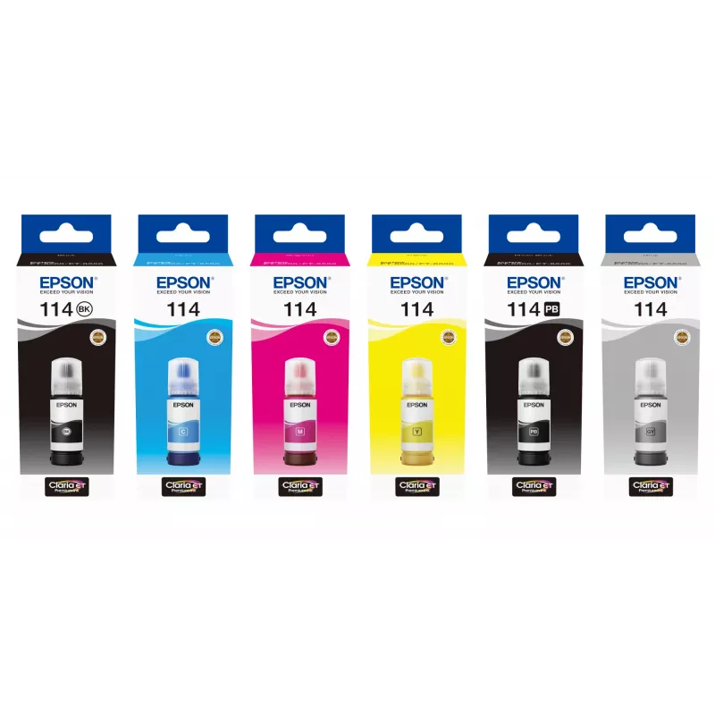 Epson 114 70ml geltona kasetė
