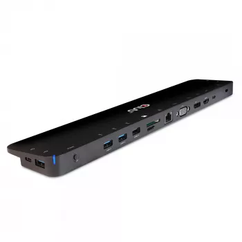 CLUB3D USB Type C 3.2 Gen1 Triple Display Dynamic PD Charging Dock 100W PD maitinimo įkroviklis