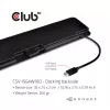 CLUB3D USB Type C 3.2 Gen1 Triple Display Dynamic PD Charging Dock 100W PD maitinimo įkroviklis