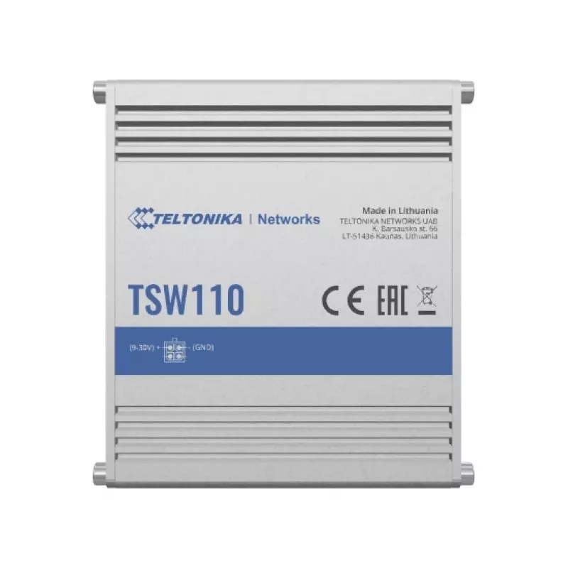TELTONIKA Tsw110 Nevaldomas 5 prievadų Gigabit Ethernet jungiklis