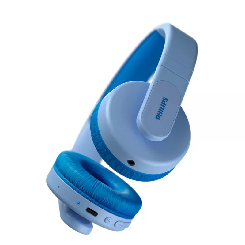 Philips TAK4206BL/00 ausinės / headset Laidinės ir belaidės Antgalvinės Skambučiai/Muzika USB Type-C Bluetooth Mėlyna