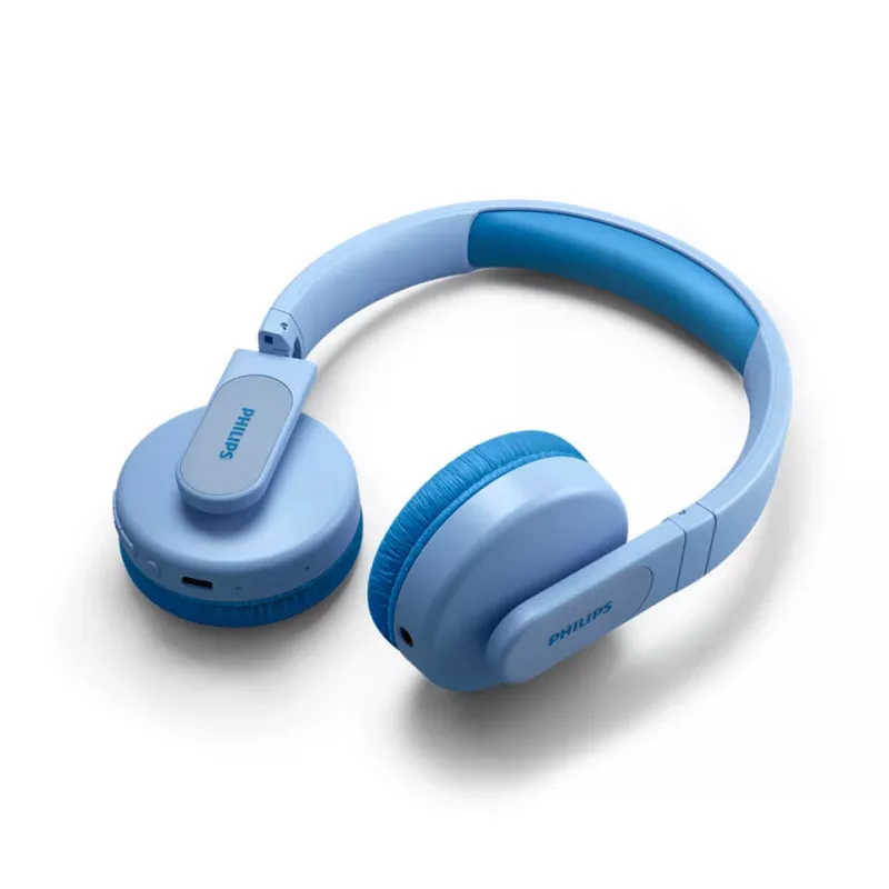 Philips TAK4206BL/00 ausinės / headset Laidinės ir belaidės Antgalvinės Skambučiai/Muzika USB Type-C Bluetooth Mėlyna