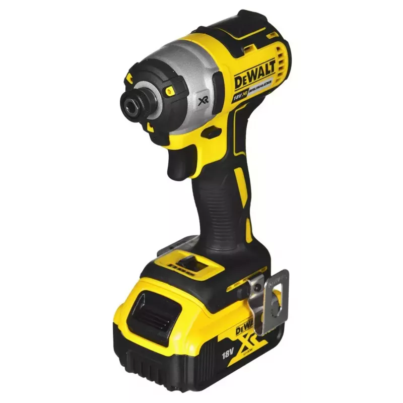Belaidis elektrinių įrankių komplektas DeWalt DCK266P2T — 18V, 2×5.0Ah baterijos, smūginis suktuvas ir kombinuotas gręžtuvas, įkroviklis, dėklas