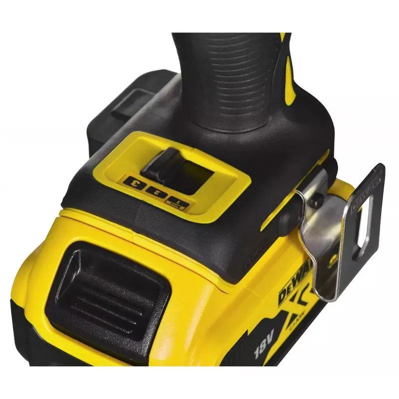 Belaidis elektrinių įrankių komplektas DeWalt DCK266P2T — 18V, 2×5.0Ah baterijos, smūginis suktuvas ir kombinuotas gręžtuvas, įkroviklis, dėklas