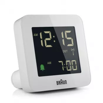 Braun BC09-DCF skaitmeninis žadintuvas, baltas