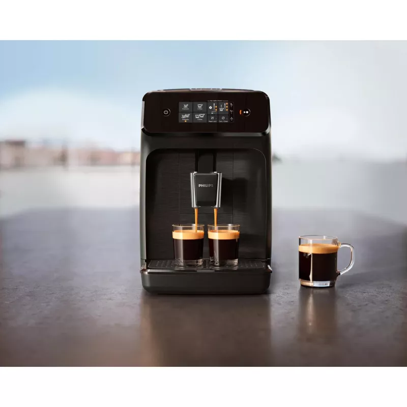 Espresso aparatas Philips EP1200/00 — pilnai automatinis, 1,8 L vandens talpa, 15 barų, keraminis malūnėlis, 275 g pupelių talpa
