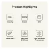 LG MH6535GIS mikrobangų krosnelė Juoda Kombinuota mikrobangų krosnelė Virš viryklės 25 L 1000 W