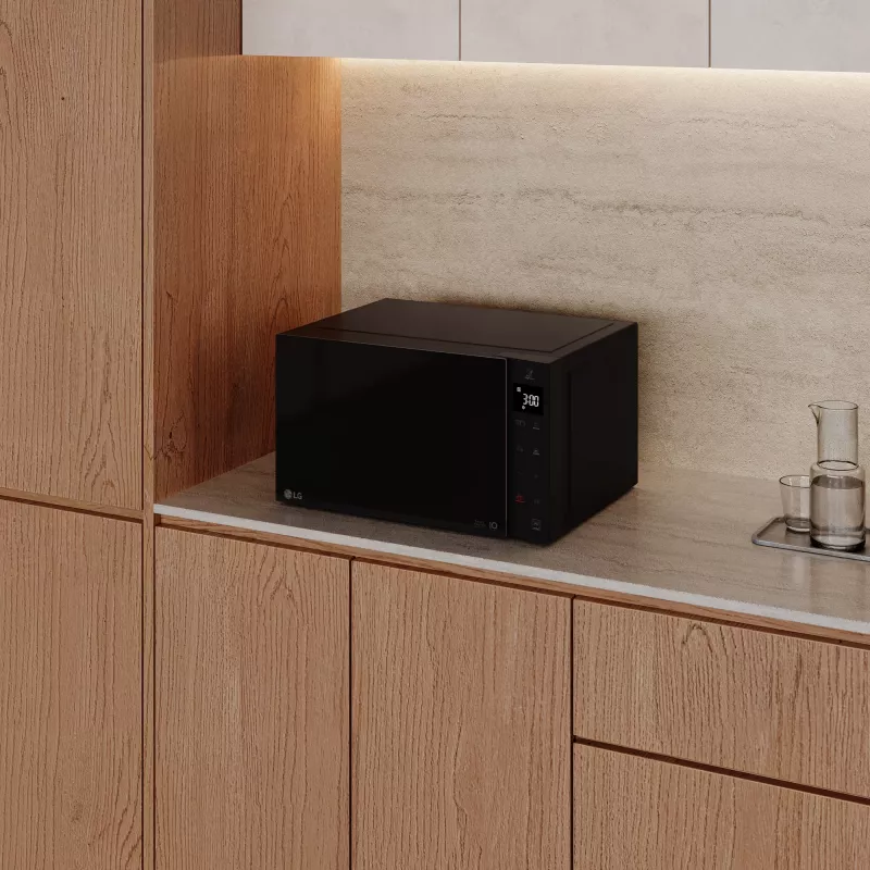 LG MH6535GIS mikrobangų krosnelė Juoda Kombinuota mikrobangų krosnelė Virš viryklės 25 L 1000 W