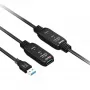 CLUB3D USB 3.2 Gen1 aktyvusis kartotuvo kabelis 10 m / 32.8ft M/F 28AWG