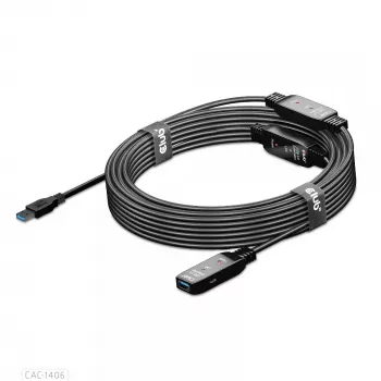 CLUB3D USB 3.2 Gen1 aktyvus kartotuvo kabelis 15 m/ 49.2 ft M/F 28AWG